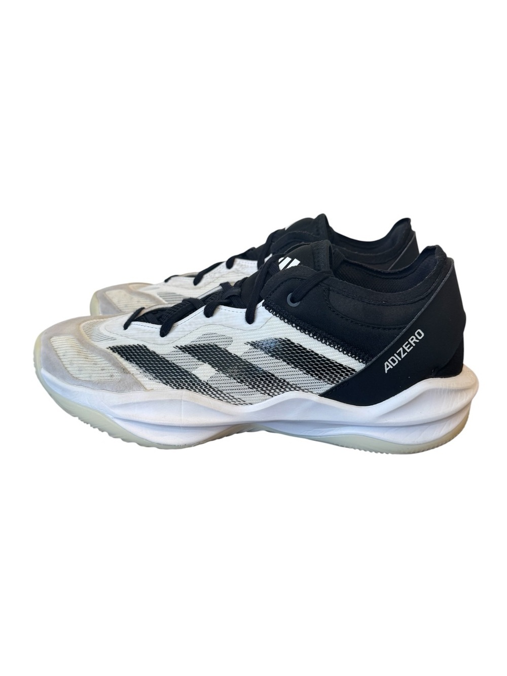 Adidas Adizero Select 2.0 Team Basketball Shoes Sneaker Men's 9 White Black
